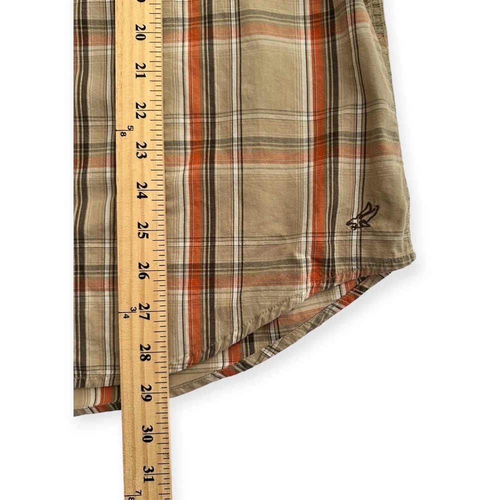 Urban Pipeline Button Down Tan Orange Plaid Excellent XL Mens - Picture 3 of 7